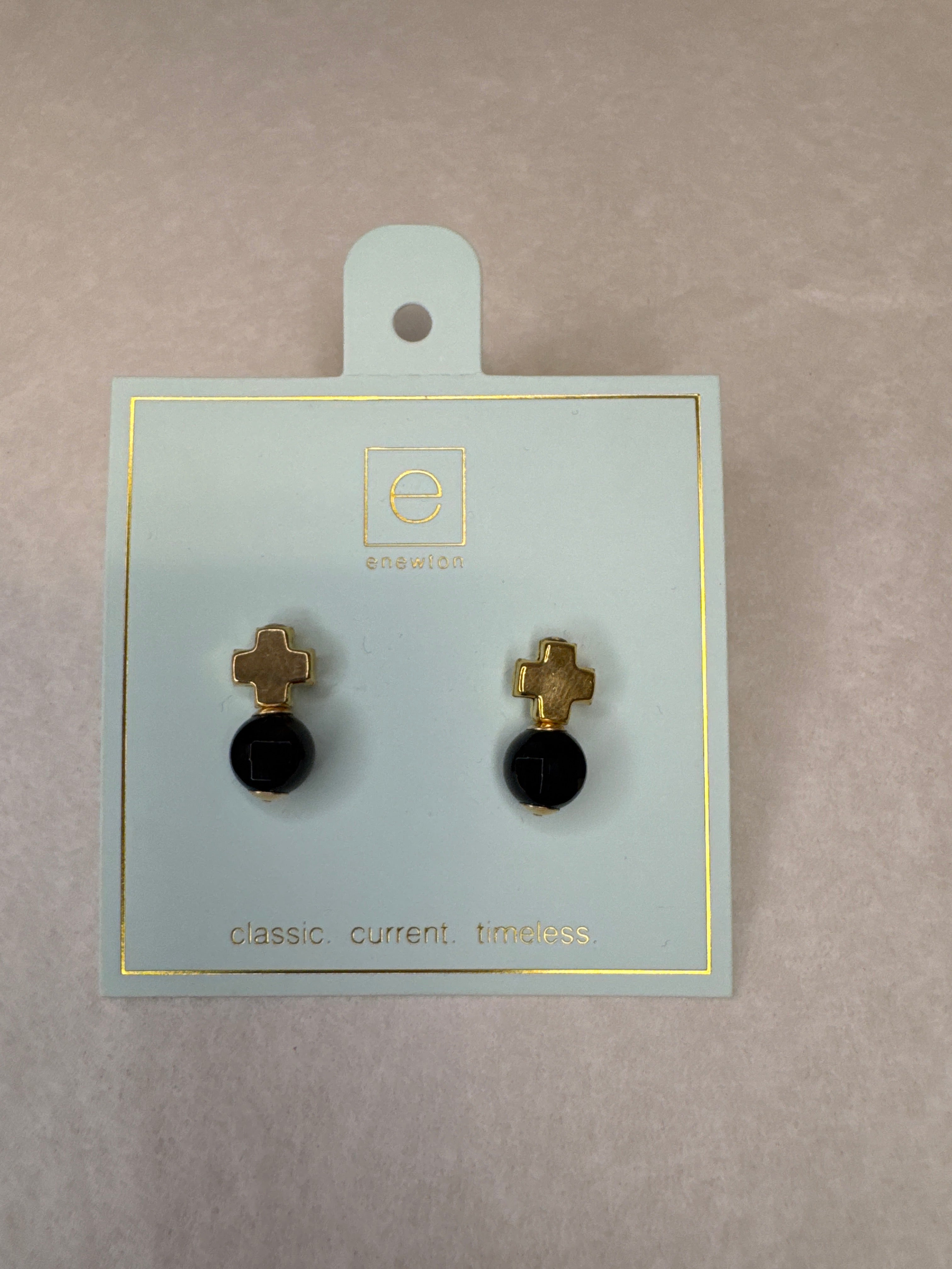 SIGNATURE CROSS STUDS- GOLD main image 0