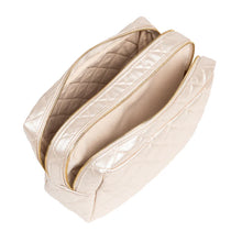 Load image into Gallery viewer, Scout 2 Way Toiletry Bag Quilted Champagne