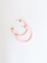 Load image into Gallery viewer, Large Acrylic Hoop Earrings