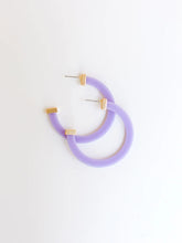 Load image into Gallery viewer, Large Acrylic Hoop Earrings