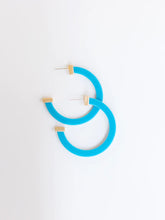Load image into Gallery viewer, Large Acrylic Hoop Earrings