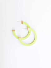 Load image into Gallery viewer, Large Acrylic Hoop Earrings