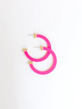 Load image into Gallery viewer, Large Acrylic Hoop Earrings