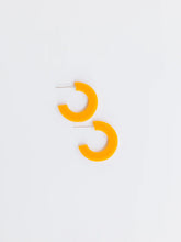 Load image into Gallery viewer, Small Acrylic Hoop Earrings