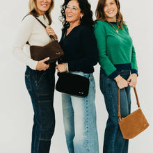 Load image into Gallery viewer, Suede Harper Hobo Shoulder Bag