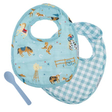 Load image into Gallery viewer, Baby Muslin Bib Set