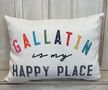Load image into Gallery viewer, Colorful Happy Place Pillow - Red Tulip Gifts