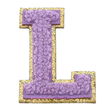 Load image into Gallery viewer, Glitter Varsity Letters Stickers