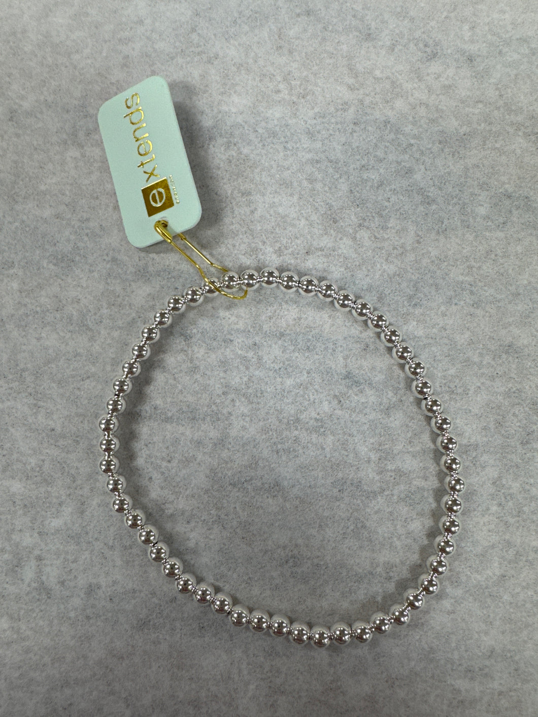 Extends Classic Sterling 4mm Bead Bracelet