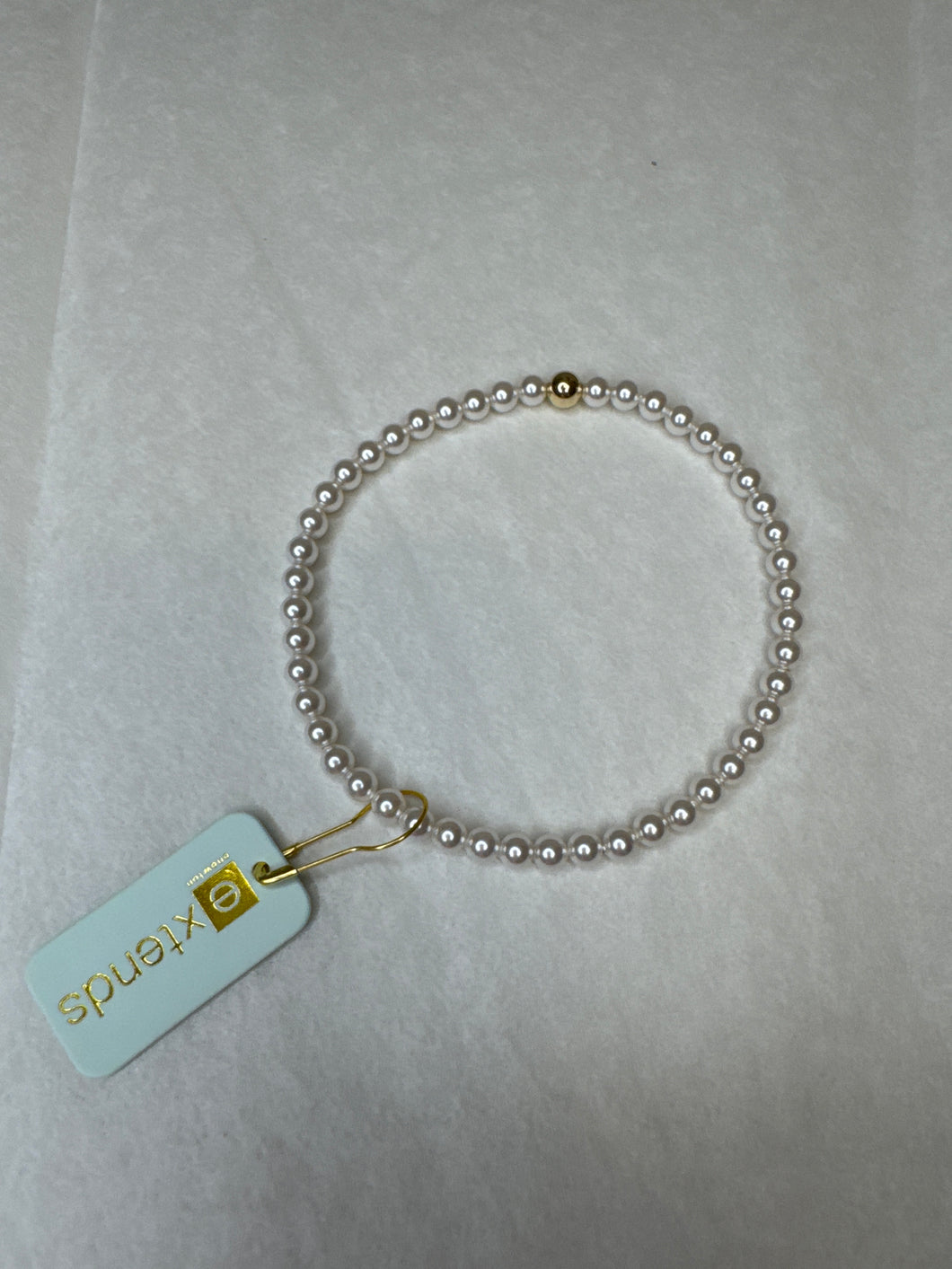 Extends Classic Pearl 4mm Bead Bracelet