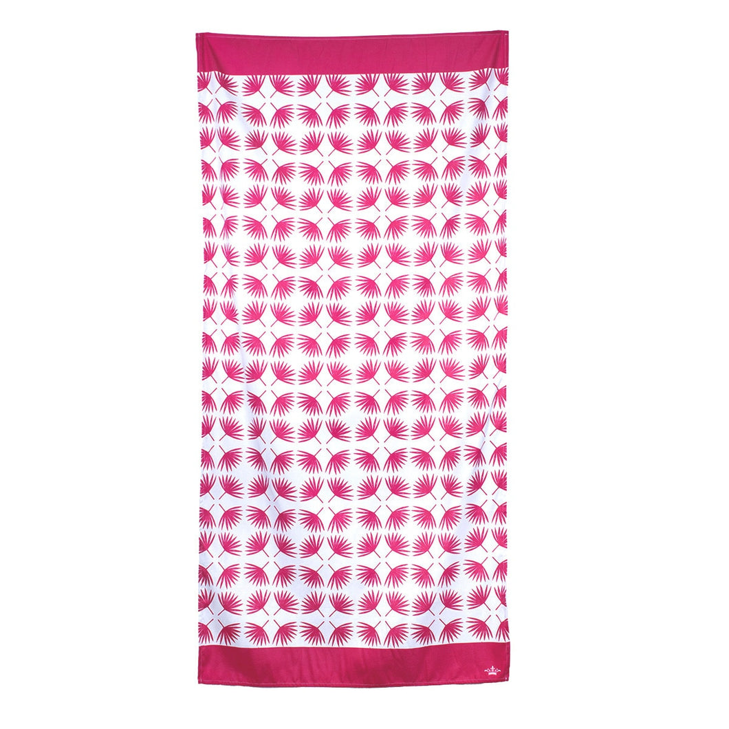 Boca Raton Beach Towel Pink