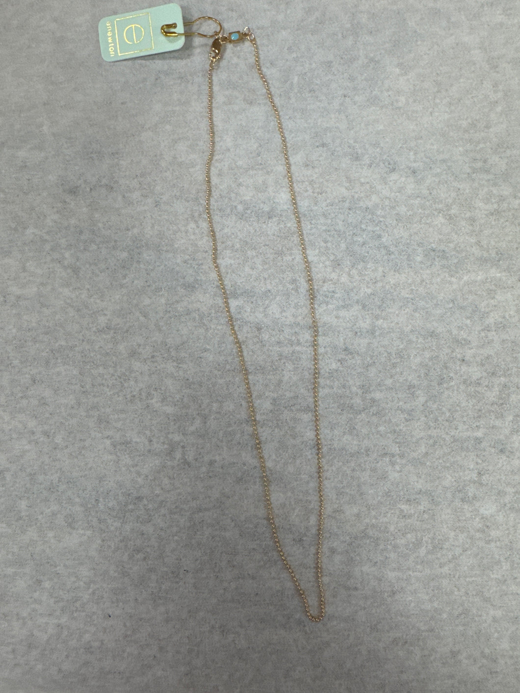 17” Choker Classic Beaded Chain Gold