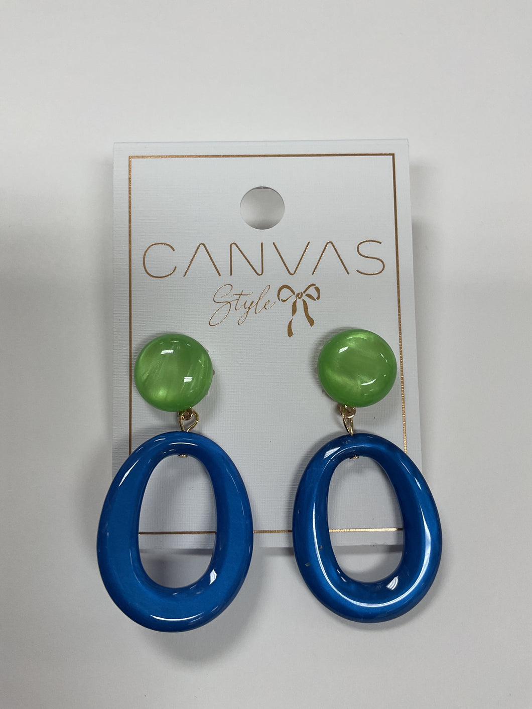 Sophie Green & Blue Earring