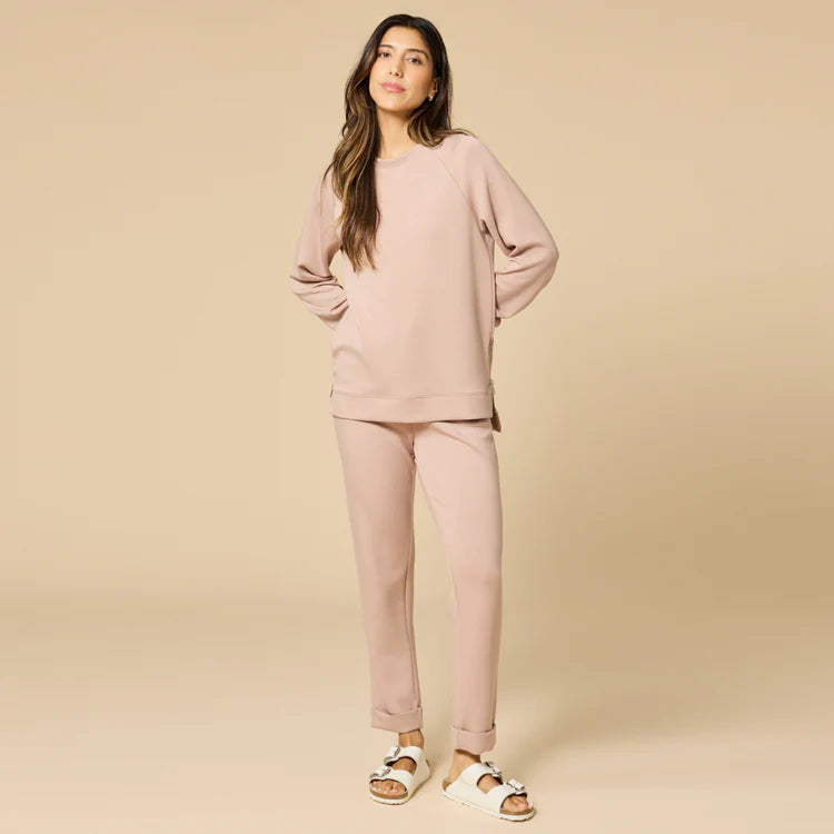 Softies DreamTech Crew Tunic with Side Zip & Ankle Cuff Pant