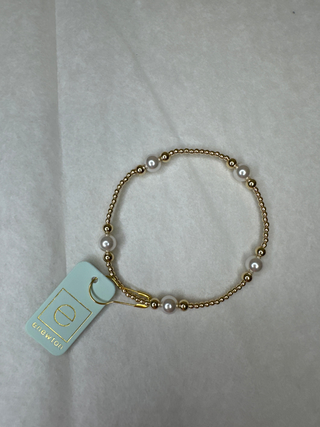 Purpose Pearl 6mm Bead Bracelet Gold