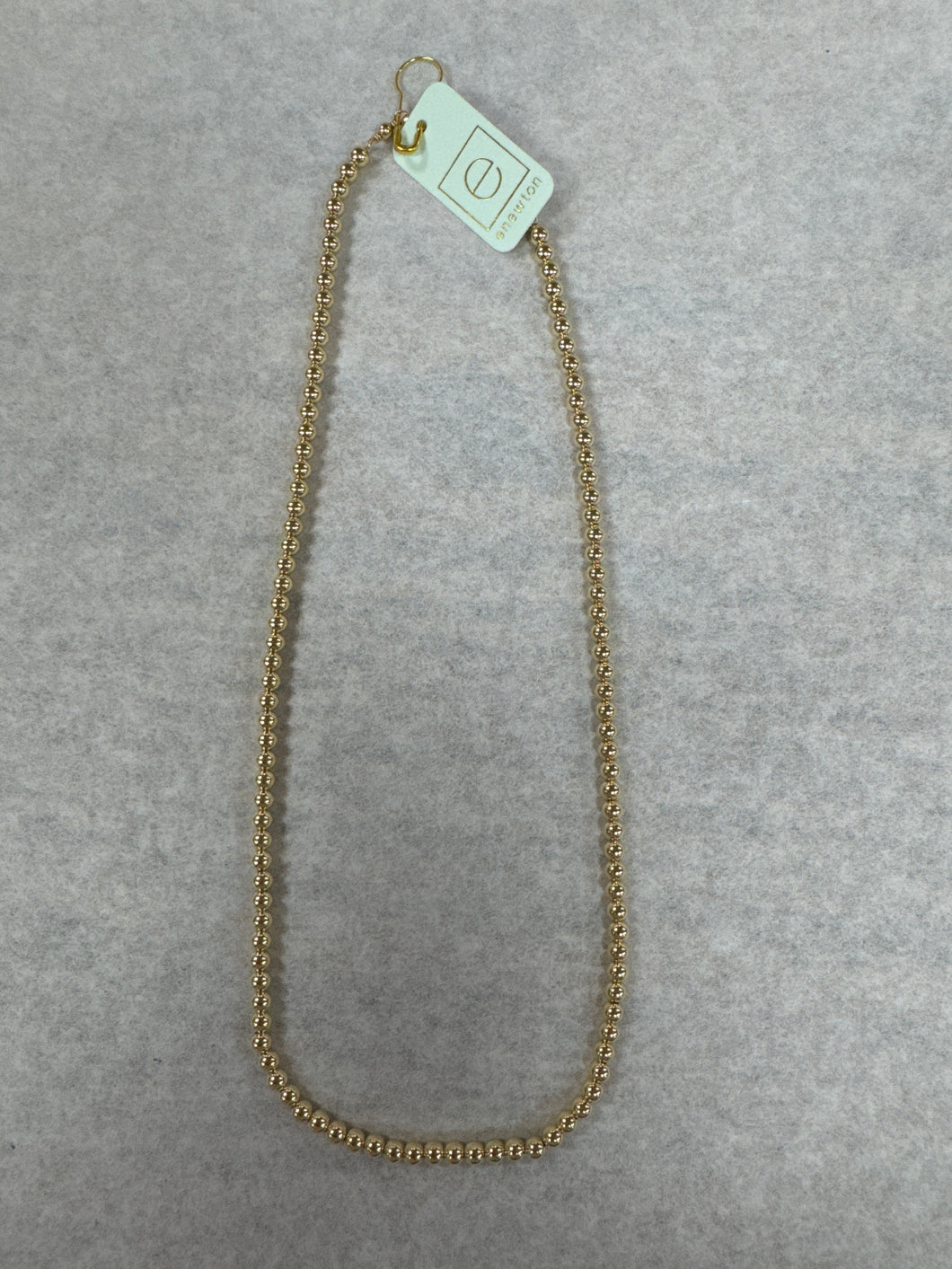 17” Choker Classic Gold 4mm Bead