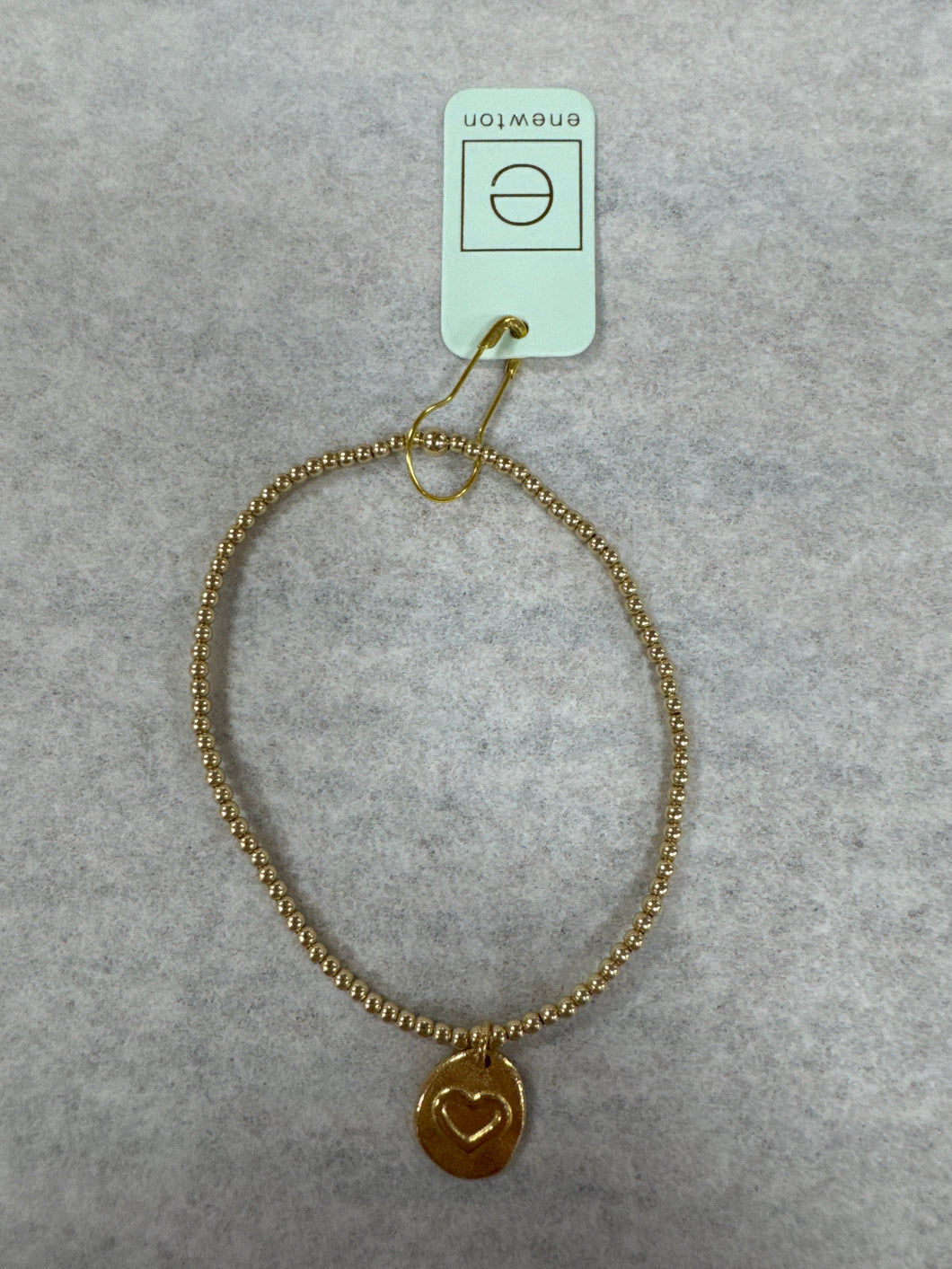 Classic Gold 2MM Inspire Love Small Gold Charm