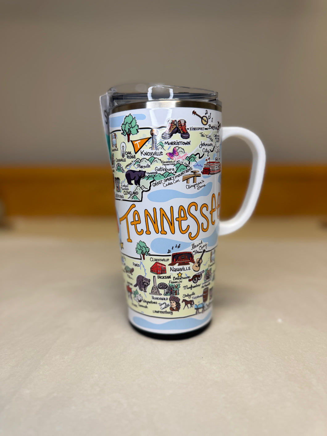 Tennessee Travel Mug 22oz
