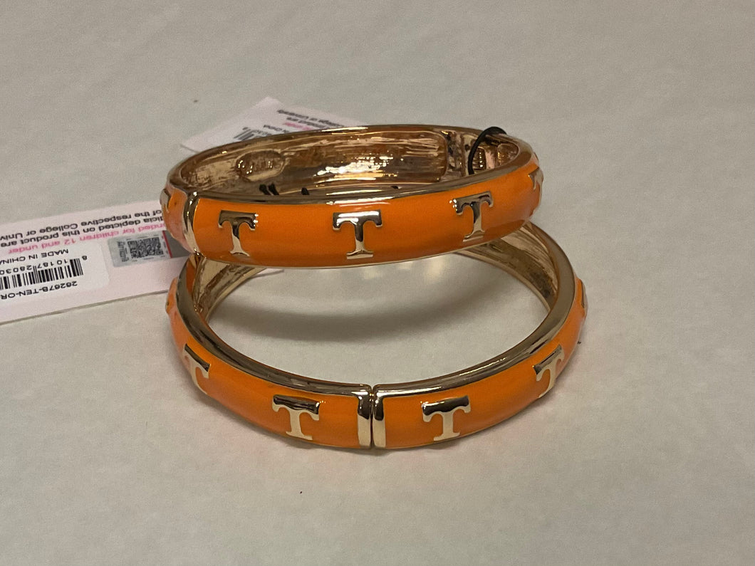Tennessee Vols Sculpted Enamel Logo Hinge Bangle