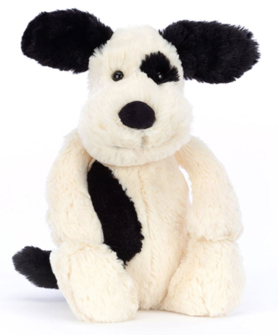 Bashful Black & Cream Puppy