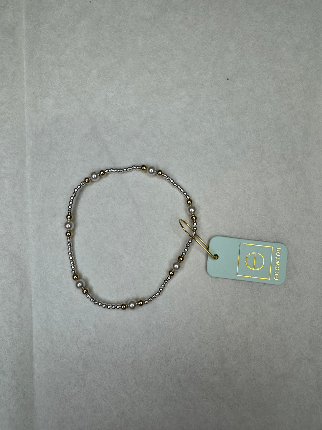 Purpose Pearl 4mm Bead Bracelet Mixed Metal
