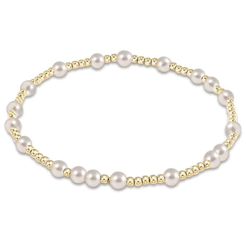 EXTENDS E Newton Hope Unwritten 3mm Pearl Bracelet