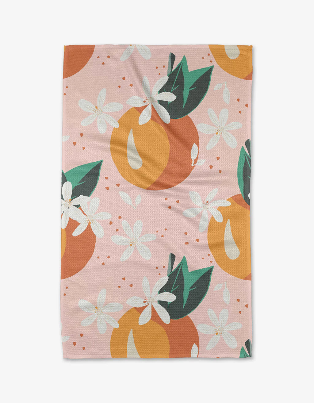 Just Peachy Geometry Kitchen Towel