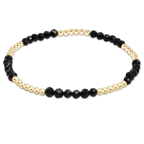 E Newton Blissful 2.5MM Faceted Onyx Bracelet