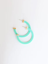 Load image into Gallery viewer, Large Acrylic Hoop Earrings
