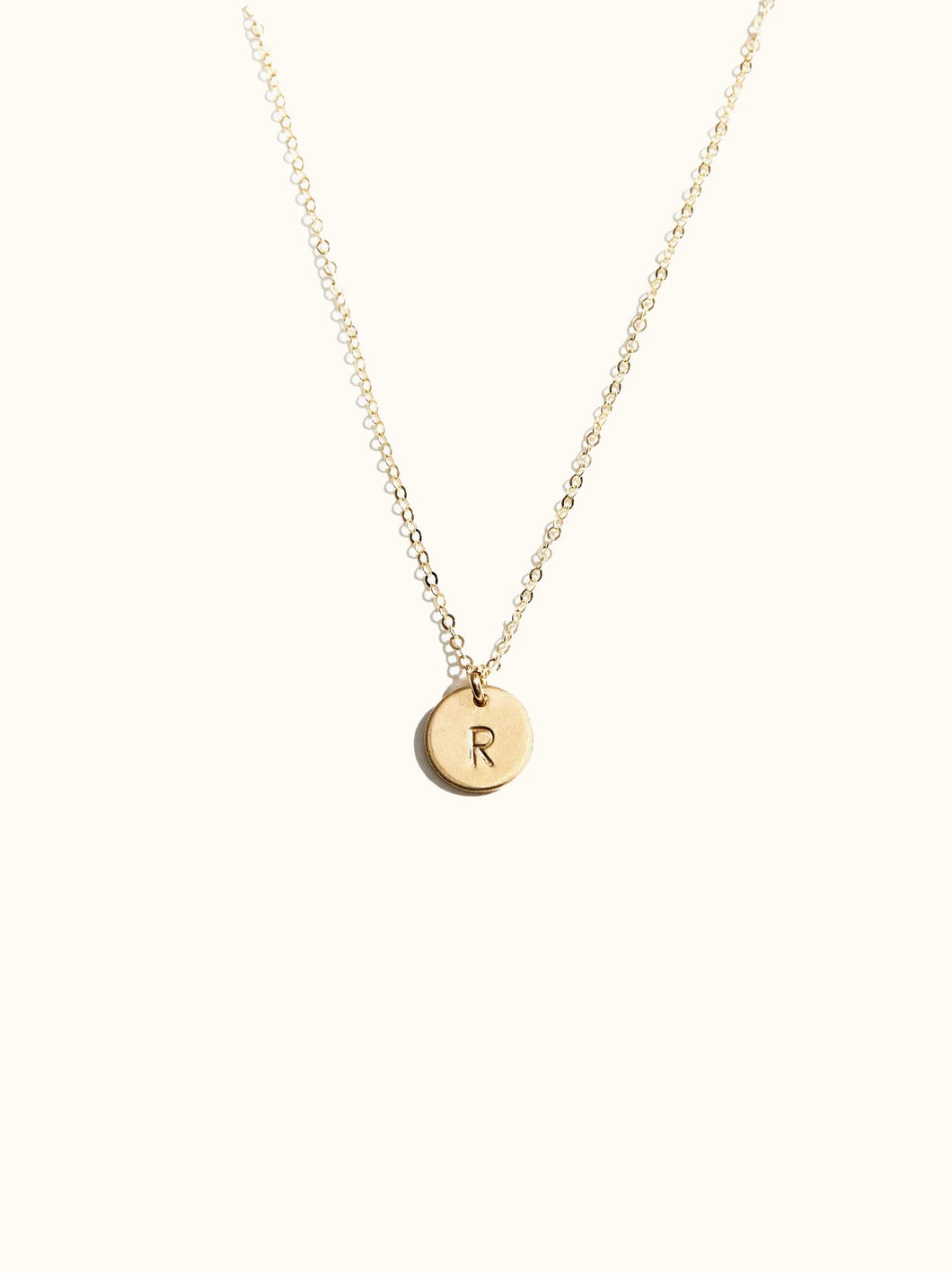 ABLE Mini Tag Initial Necklace