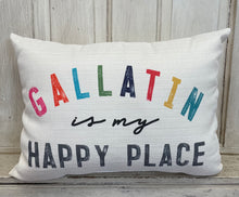 Load image into Gallery viewer, Colorful Happy Place Pillow - Red Tulip Gifts
