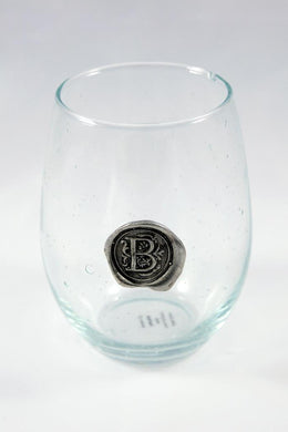 Stemless Wine With Initial - Red Tulip Gifts