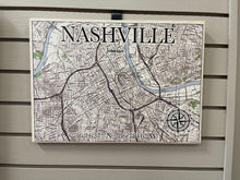 Load image into Gallery viewer, 11x16 Plank Wood Local Map
